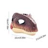 Dinosaur Head Face Mask with Dinosaur Scream Lifelike Dinosaur Mask Headwear Raptor Dinosaur Mask Party Cosplay Props