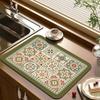 Quick-drying Drain Pad Waterproof Table Pads New Tableware Drying Mat  Kitchen