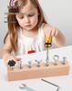 Montessori Screw Nut Workbench Toy for Young Children's Hand-Eye Coordination Development