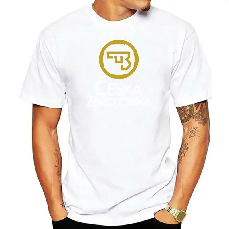 Streetwear Casual Men Tops Summer Short Sleeve T-shirt Cotton Graphic Oversized Harajuku CZ Ceska Zbrojovka Czech Firearms Tees