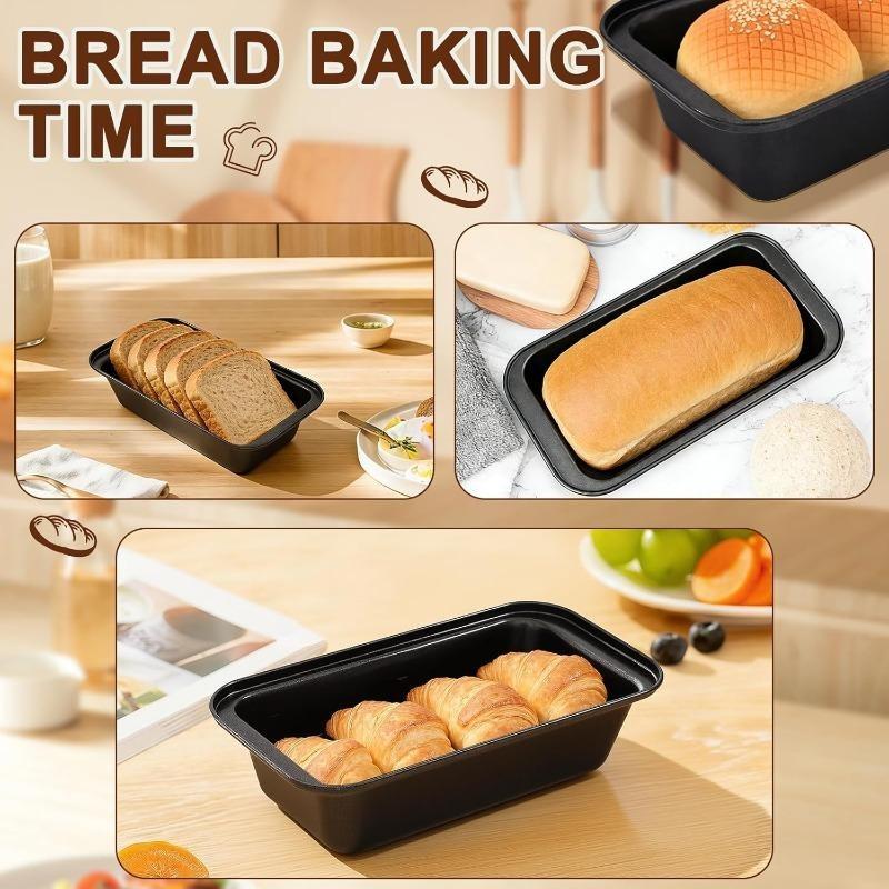 Loaf Pan Rectangle Toast Bread Mold Cake Mold Carbon Steel Loaf Pastry Baking Bakeware DIY Non Stick Pan Baking Supplies