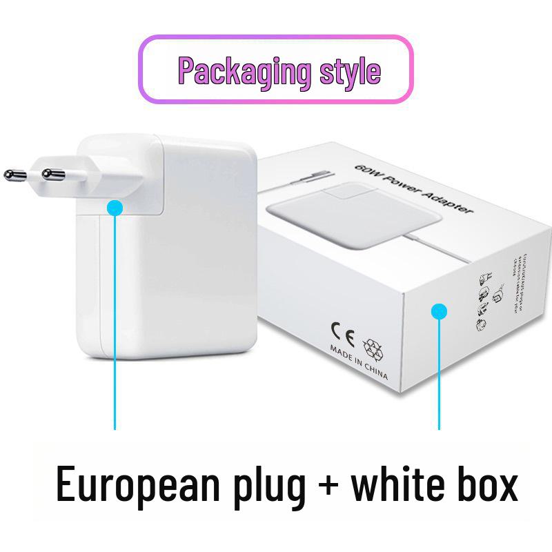 

Зарядное устройство Apple MacBook: Трансграничный адаптер Type-C для быстрой зарядки PD 61 Вт/67 Вт 61W + 2m type-c cable