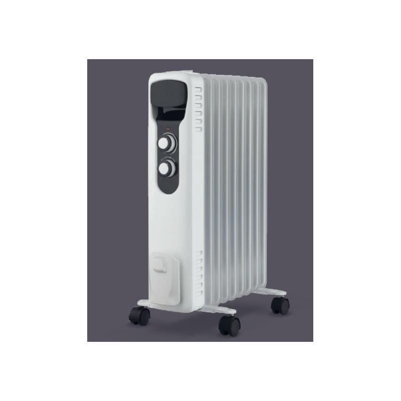 Radiola - Rataca207 - Radiateur Bain D'huile - 3 Puissances - Thermostat Mécanique - Sécurité Anti-basculement