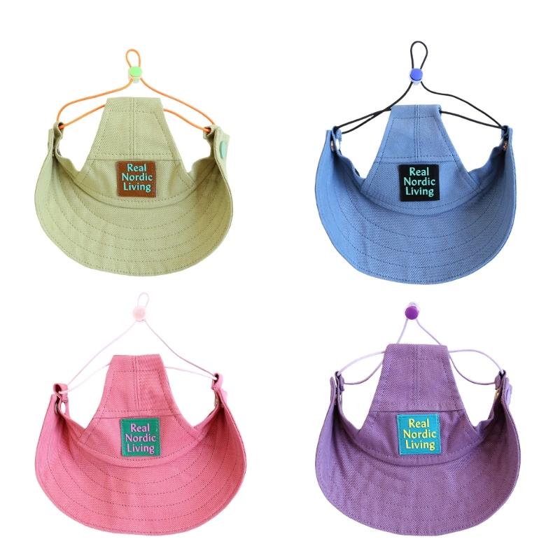 Companion Animal Shade Hat with Arched Bill Front and Pull Cord Wear for Bright Walks, Day Use, Park Days and Travel