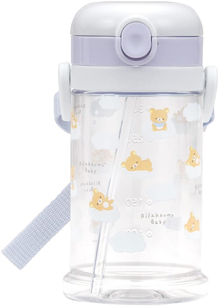 Skater Baby Mug Rilakkuma Baby 370ml Cup with Straw Girl KSHW2N-A