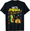 NEW LIMITED Let's Fiesta Taco Avocado Funny Cinco De Mayo T-Shirt