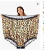 Neuheit Unterwäsche für Halloween Weihnachten Valentinstag Lustige Gepunktete Spitze Leopardenmuster Höschen