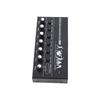 6 Channel Audio Mixer Stereo Line Mixer Metal Shell USB Type C Power Supply for Guitar Bass Keyboard Stage 6.35mm Mono