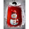 2026 Merry Christmas Sweatshirts Pullover Children's Hoodie Cartoon Santa Claus Graphic Hoody Snowman Sweatshirts Unisex Top