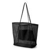 Yogodlns Sommer Große Kapazität Mesh Tote Tasche Für Frauen Einfache Hohl Strand Casual Schulter Tasche