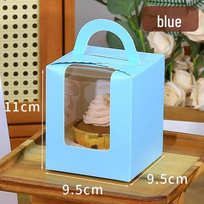 Single Muffin & Dessert Boxes with Window, 50-Set