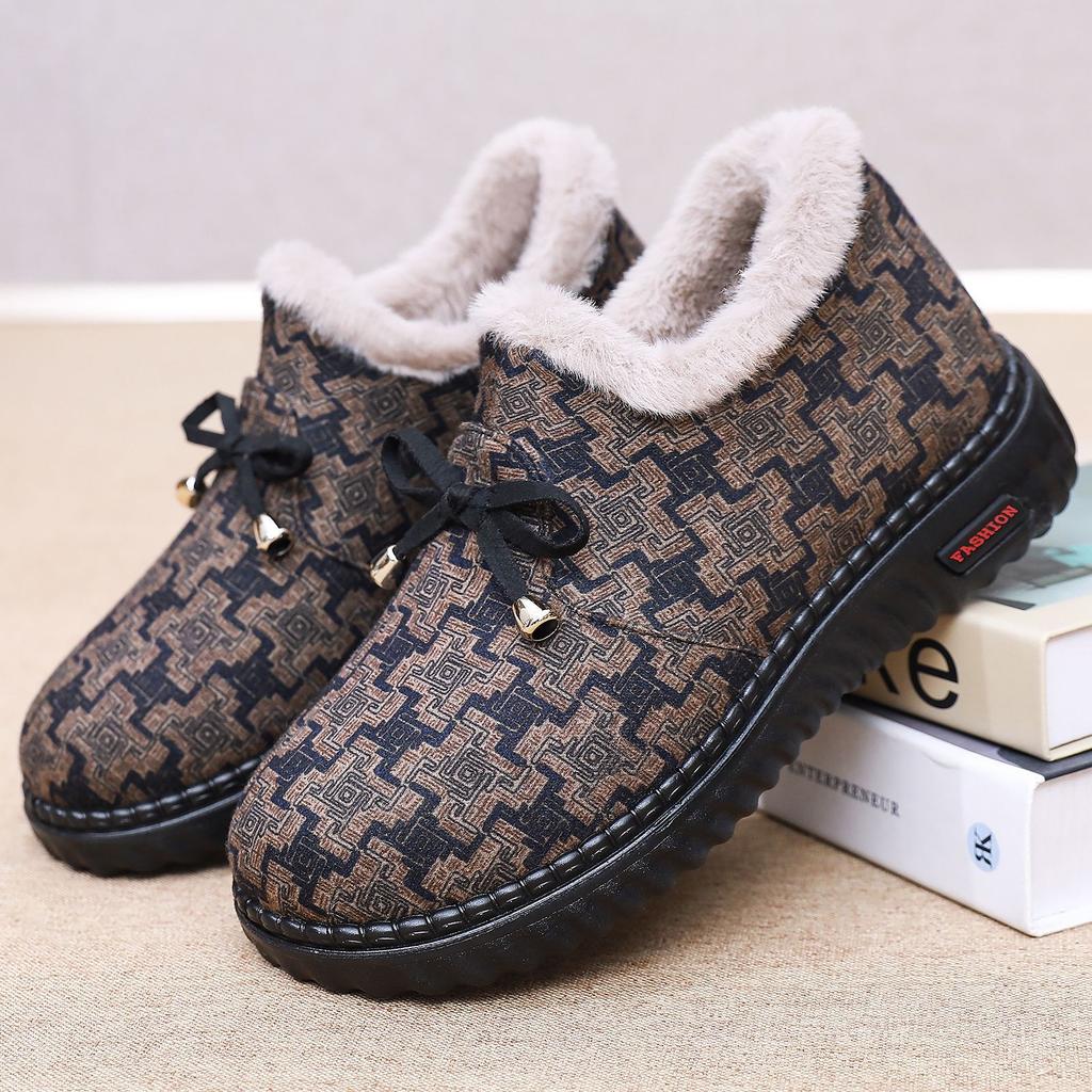 Women's Shoes Autumn and Winter Cotton Shoes Women's Winter Plush Shoes Fluffy Shoes Soft Sole Casual Warm Winter Shoes