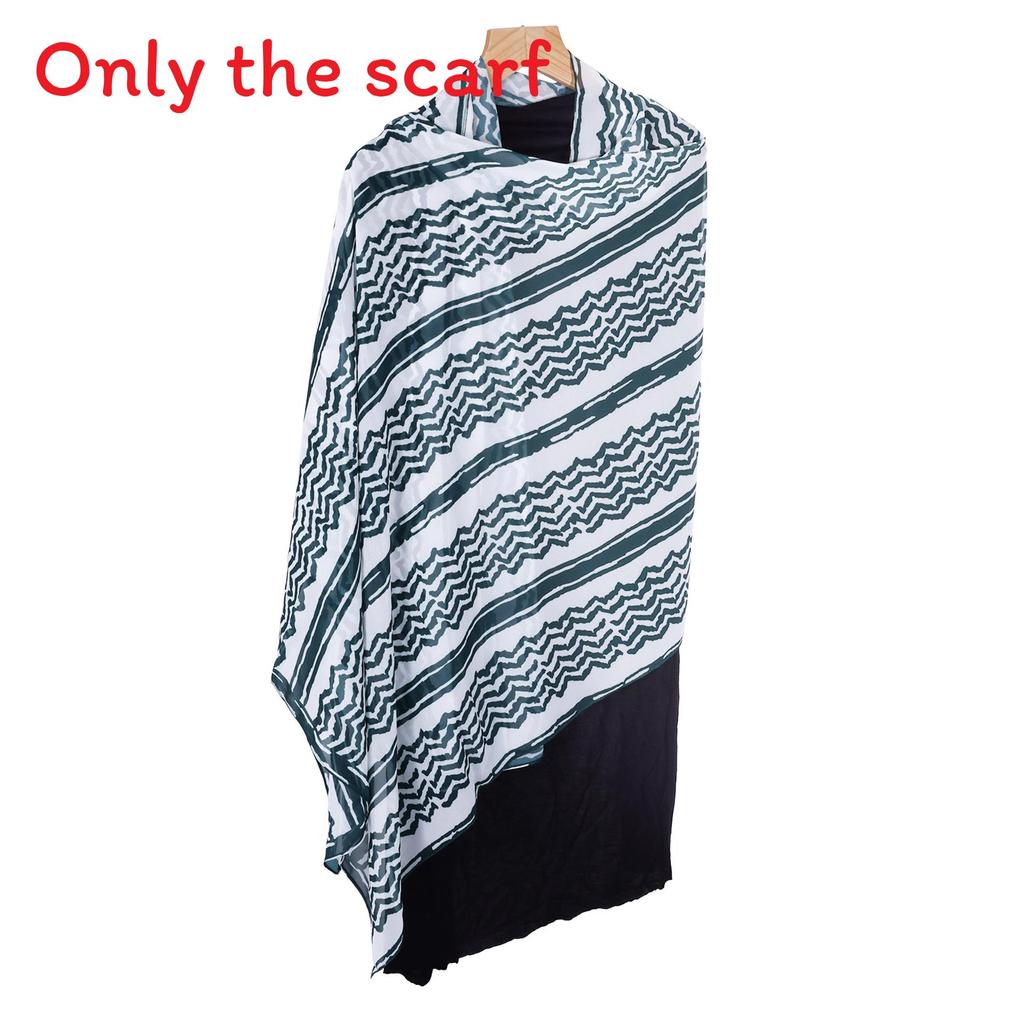 

Summer Long Scarf With Sunshade Function In Polyester For Fashionable Outings