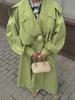 Women's Fashion Lapel Belted Long Trench Coat - Autumn/Winter 2025 Collection