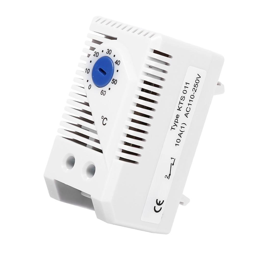 Electric Control 0-60℃ Adjustable Thermostat Durable KTS011 Temperature Controller KTO011 Thermostat Switch Heaters