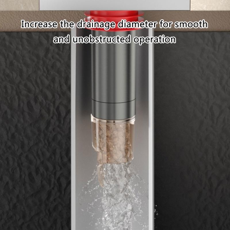 Sink Drain Strainer Easy to Install Bathroom Drain Stoppers Steel Drain Insert Ensures Efficient Water Flows for Home