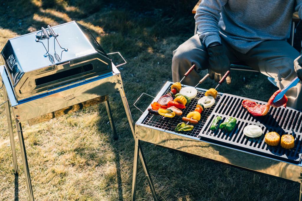 Onoue Manufacturing (ONOE) Evolve BBQ Stove-42 EV-42 [Small (29 X 37cm Net) Fire Pit, Grill, BBQ Stove, Camping Equipment]