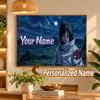 Sasuke Uchiha Custom Name Diamond Painting Personalized 5D Full Drill DIY Diamond Art Home Decor