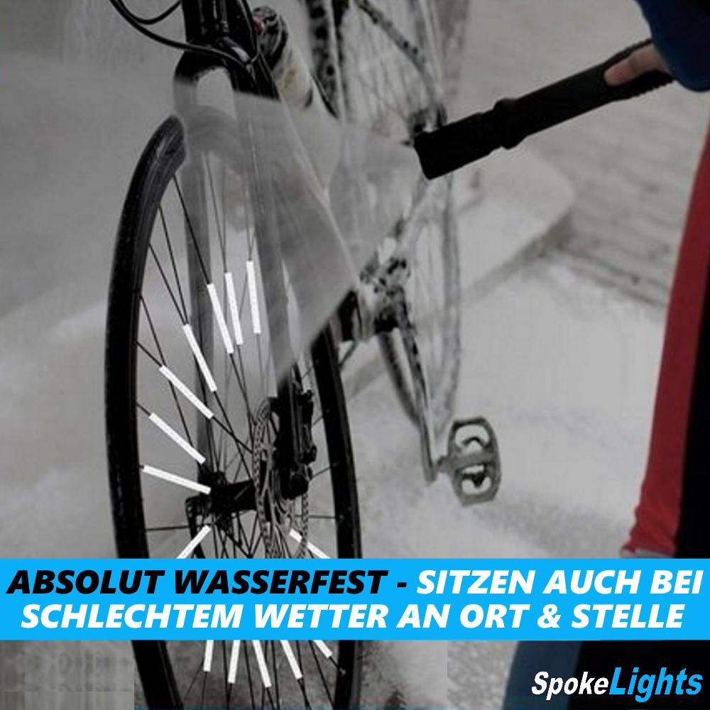 SpokeLights Bicycle Spoke Reflectors Spotlights Light Cat's Eye Rods 36Set