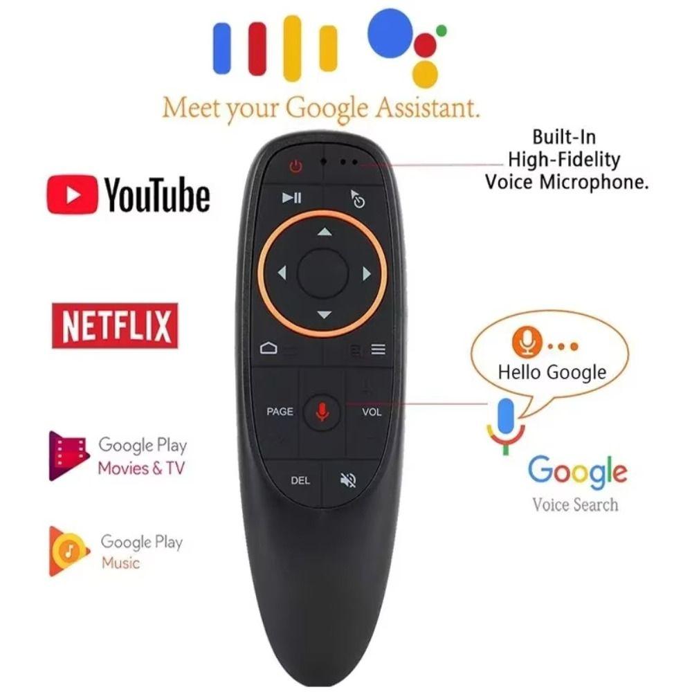 Voice Command 2.4G Wireless Remote G10S Air Mouse Remote Control for Android TV Box