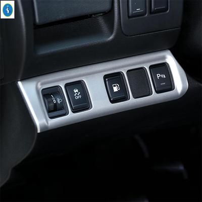 Matte Car Air AC Outlet Vent / Gear Box / Window Lift Panel Accessories Cover Trim For Nissan Navara NP300 / Terra 2017 -