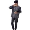 Pajamas Men'S Autumn And Winter Island Fleece Fleece Spring And Autumn Coral Fleece Thin Fleece Homewear Set