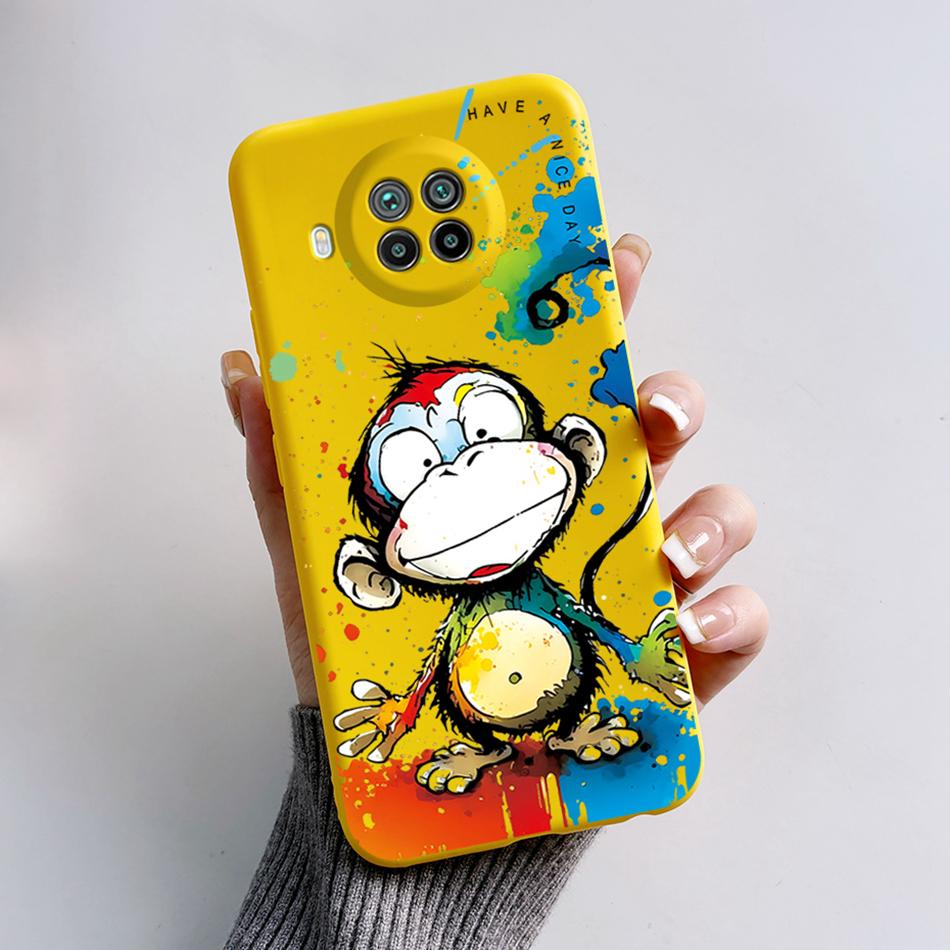 For Xiaomi Mi 10T Lite Case Cute Cat Cartoon Bear Frog Soft Silicone Back Cover For Xiaomi Mi10T 10 T Lite 5G Bumper Phone Case