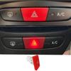 Car Hazard Light Warning Switch Control Button 6490NG Replacement for Peugeot 107 C1 Aygo 2005-2014