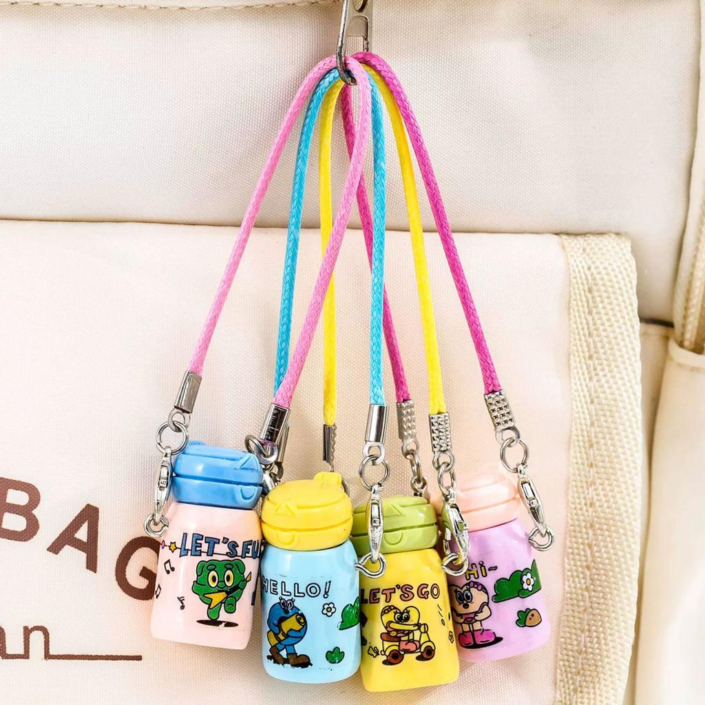 Cup Pendant - Small Plush Keychain Accessory for Backpack, Purse, and Bag