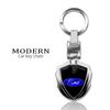 New 2026 Car Sticker 2025 Hot 1pc Car Metal Aluminum Badge Key Ring Key Chain Car Goods For Ford Focus Mondeo Kuga Fiesta MK7 Es