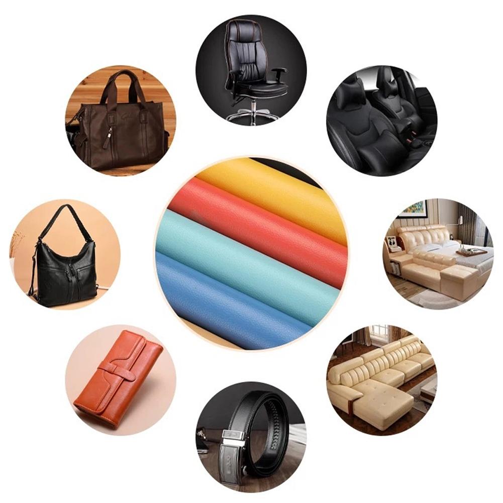 Self Adhesive Leather Stickers For Sofa Repair Patch Furniture Table Chair Sticker Seat Bag Shoe Bed Fix Pu Artificial Leather