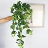 Plastic Fake Hanging Plants Handmade Artificial Realistic Vine Plants Decorative Lifelike Fake Tree Leaves Indoor Decoration