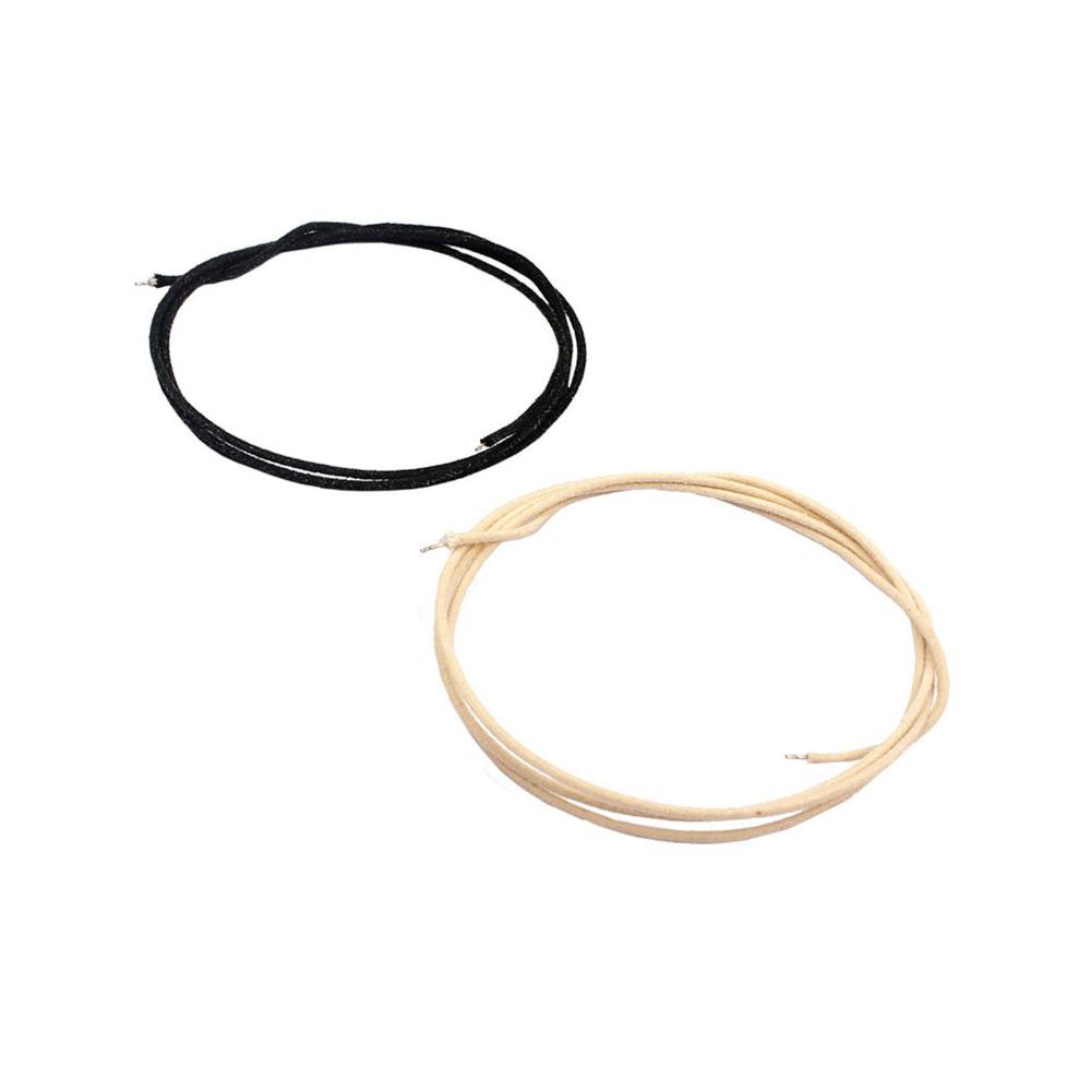 2pcs 3.3 Feet Length Cloth-Covered Guitar Wire 22 AWG Guitar Accessories Guitar Restoration