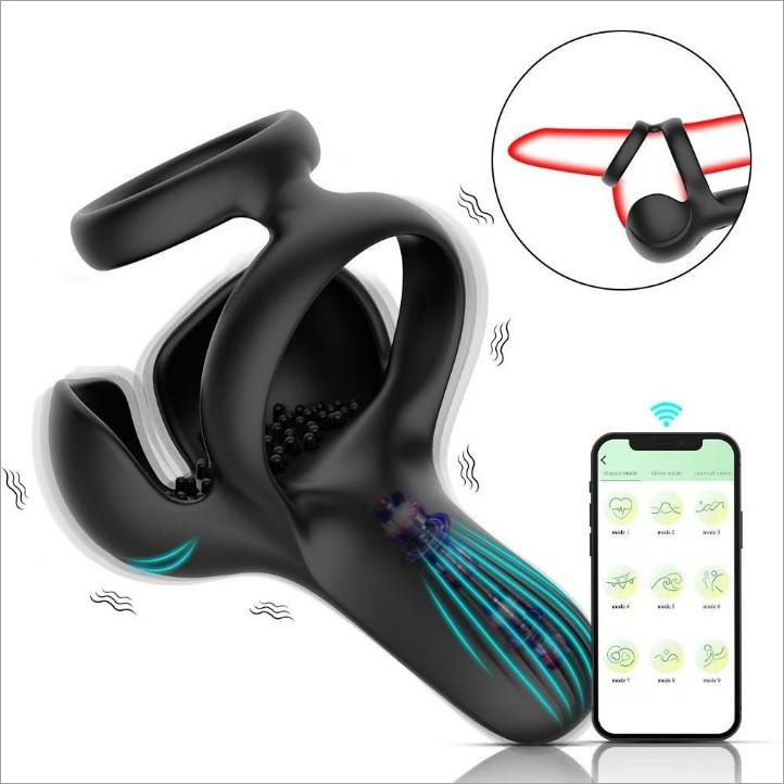 Perona Upgraded Vibrating Male Masturbation Ring - Rechargeable and Explosive!