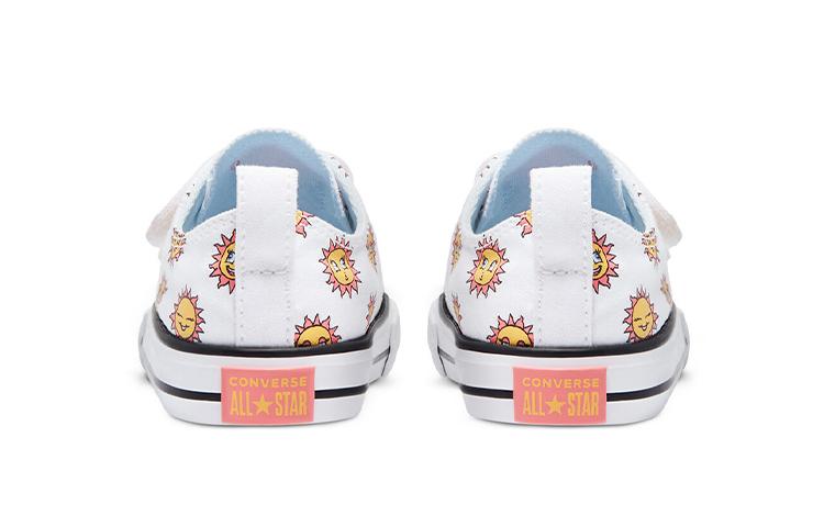 Converse Chuck Taylor All Star Low Top Low top Skateboard Shoes White Yellow Infant And Toddler 770703C