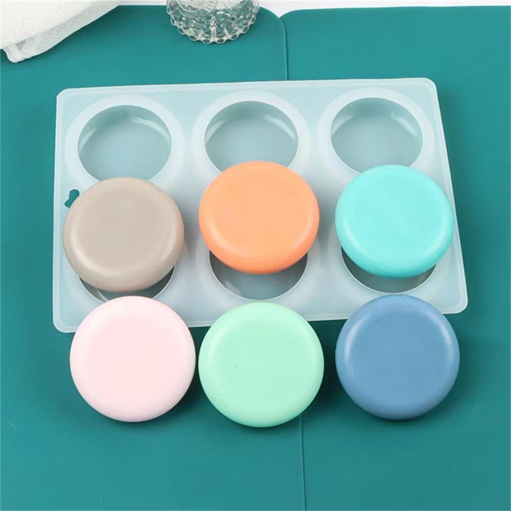 Flat Bottom Silicone Soap Mold Dome Shape Soap Making Mold Simple Round Silicone Mold Soap Making