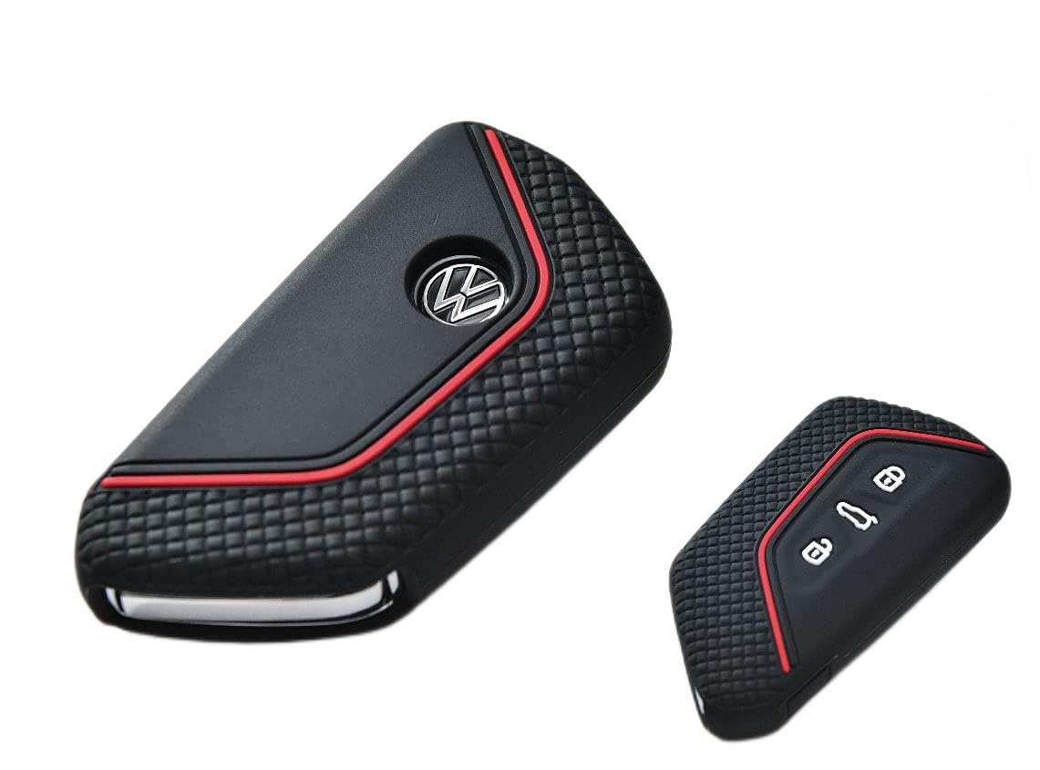 

core OBJ select Силиконовый чехол для ключа для Volkswagen Golf8 ЧЕРНЫЙ x КРАСНЫЙ CS-SKC-01BR красный