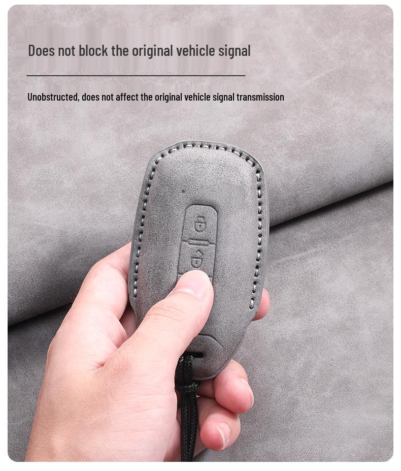 Sheepskin Key Case for Ford '19 Territory, Jiangling Yuhu 7/9, and Yushang S350 Models