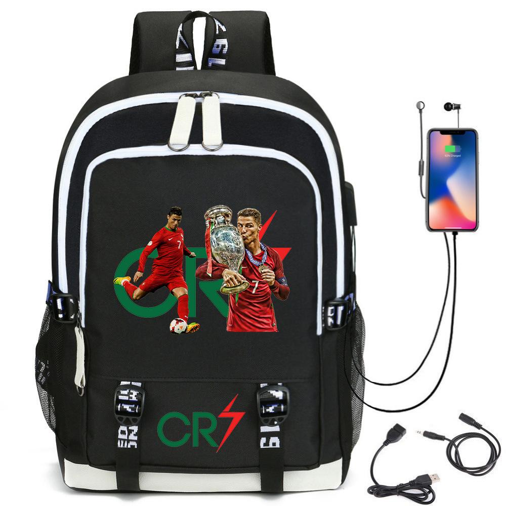 Cartable grande capacité avec bandoulière; set de trousse à crayons trois pièces pour étudiant