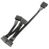 1 To 3/4/5/6 SATA Extension Cable Male To Female SATA Splitter Adapter  for Hard Disk/HDD SSD