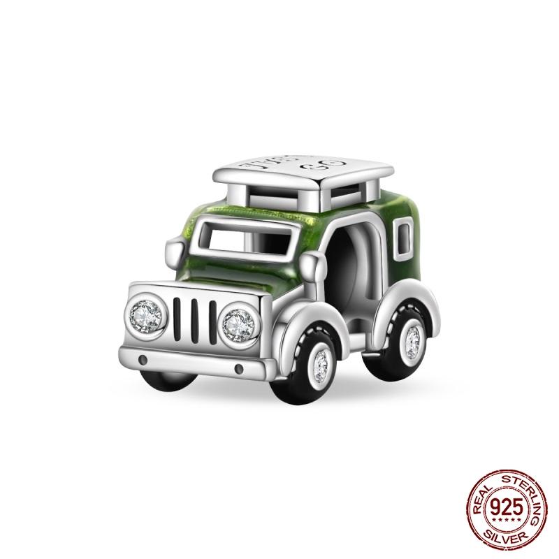 New Copper Fashion Glowing Space Astronaut Spaceship Charms Beads Fit Brand Original Bracelet Diy Jewelry Gift