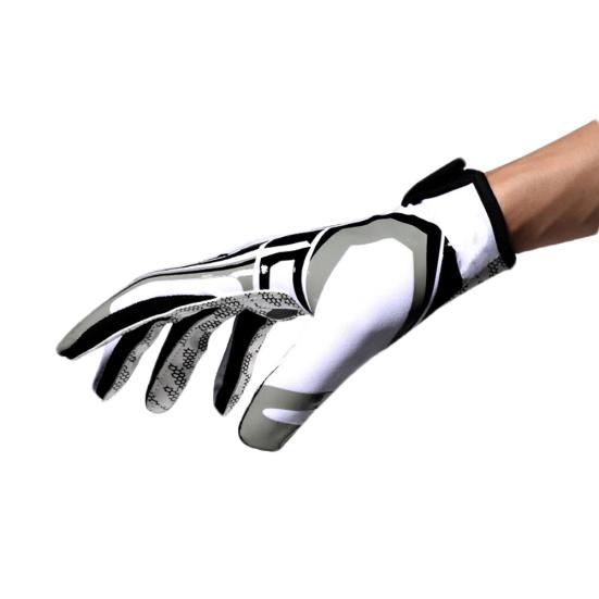 BOODUN Unisex Rugby Full Finger Breathable Anti-slip American Football Gloves
