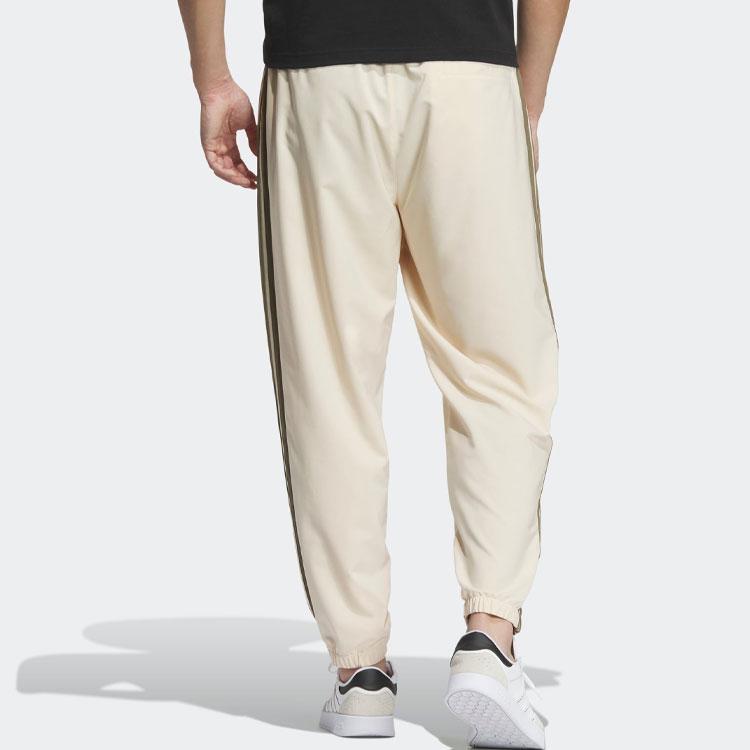 Adidas Neo Three-Stripe Print Track Pants Unisex Bottoms Rock-Layer-Sandstorm IP8315