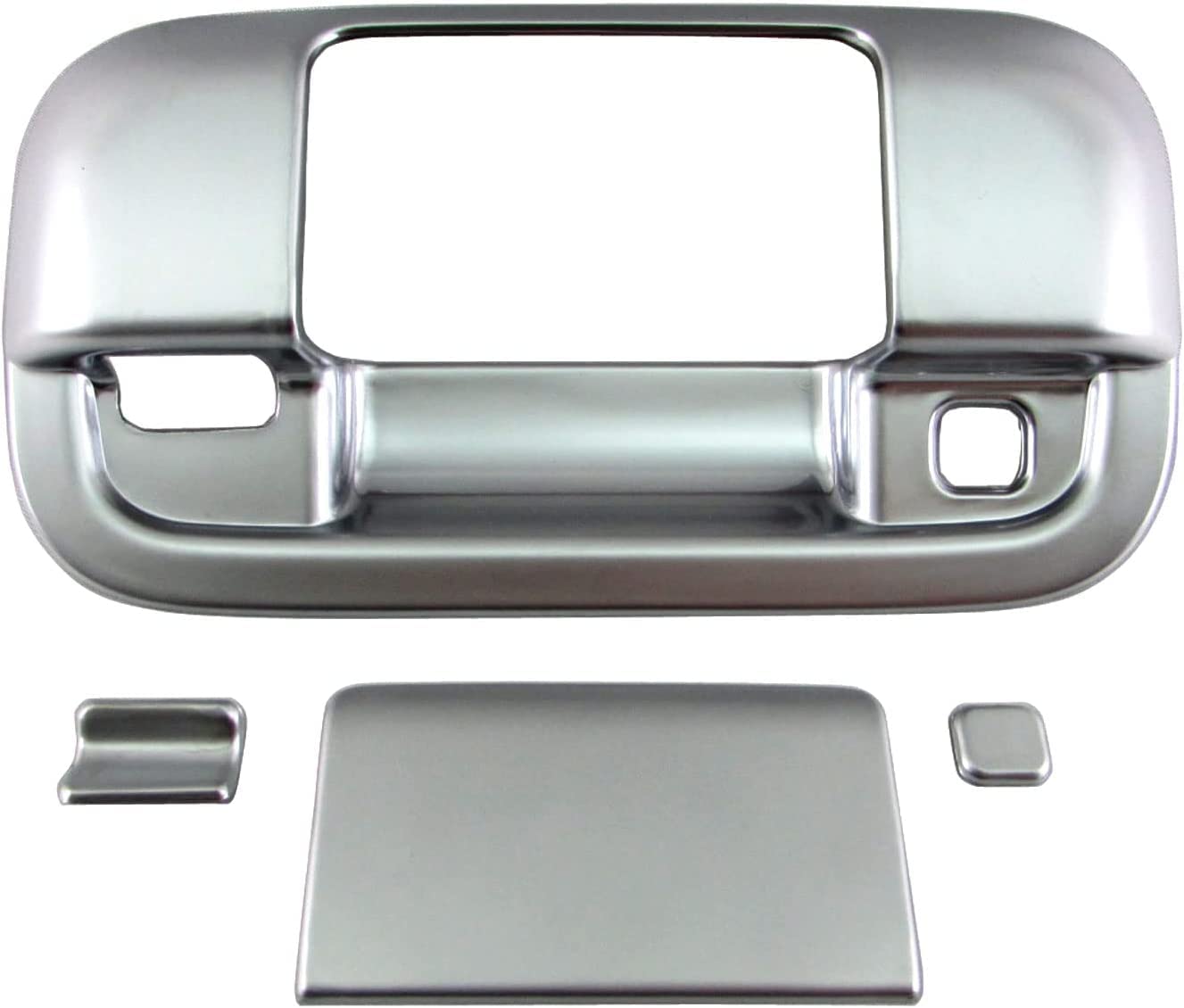 

BRIGHTZ Накладки на дверные ручки и накладка на ручку задней двери, комплект, цвет сатиновое серебро, совместимы с и 95 Wagon R Custom