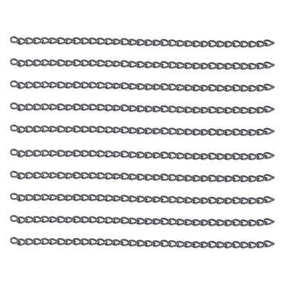 32.8 Feet Copper Curb Chains DIY Handcraft Cuttable Length Metal Craft Chain Link Chain Necklace