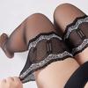 New Plus Size Lace Sexy Stockings For Women Mesh Thin Transparent Over The Knee Socks Female Hold-Ups Tall Tube Stocking Hosiery