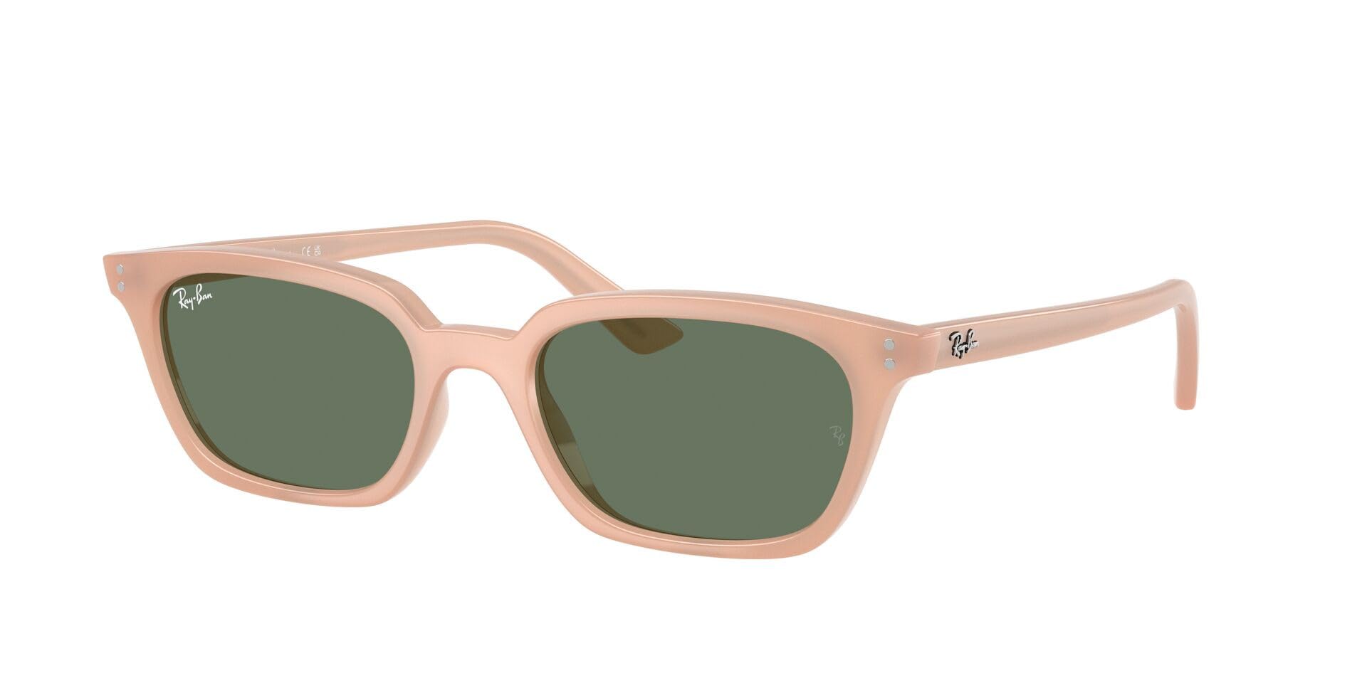 

Sunglasses 0RB4456F ZAYA CLOUDY NATURAL PINK DARK GREEN 68118252 Asian Fit Polarized [Ray-Ban]