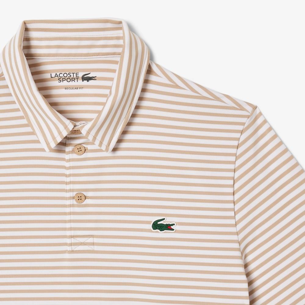 Lacoste Men's Golf Stripe Short-Sleeve Polo Shirt DH7418-55N7RY