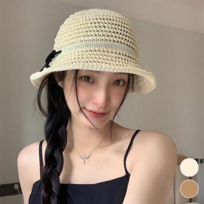 Longsuka Beach Knitted Hat Summer Vacation Women Summer