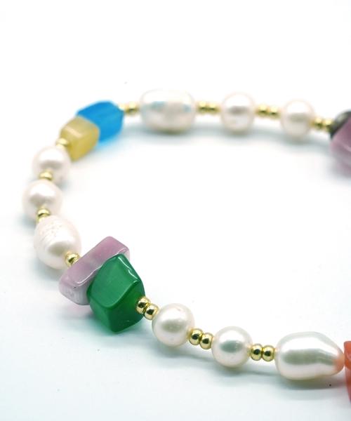Bonbeau Daisy With Pearl Bracelet Daisy Freshwater Pearl Bracelet